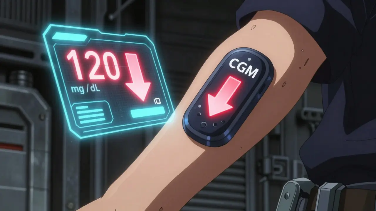 Using CGM Trend Arrows to Adjust Diabetes Medication Doses